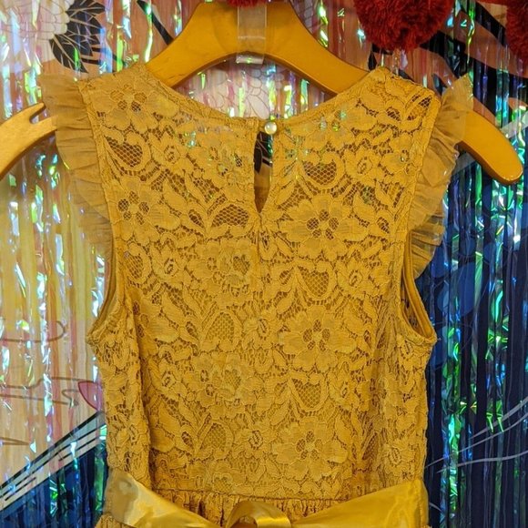 Zenz Lace Dress - Girls Size L - Picture 5 of 13